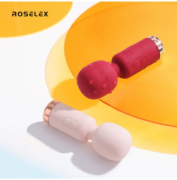 ROSELEX - Mini Wand Av Vibrator (Chargeable - Pink)